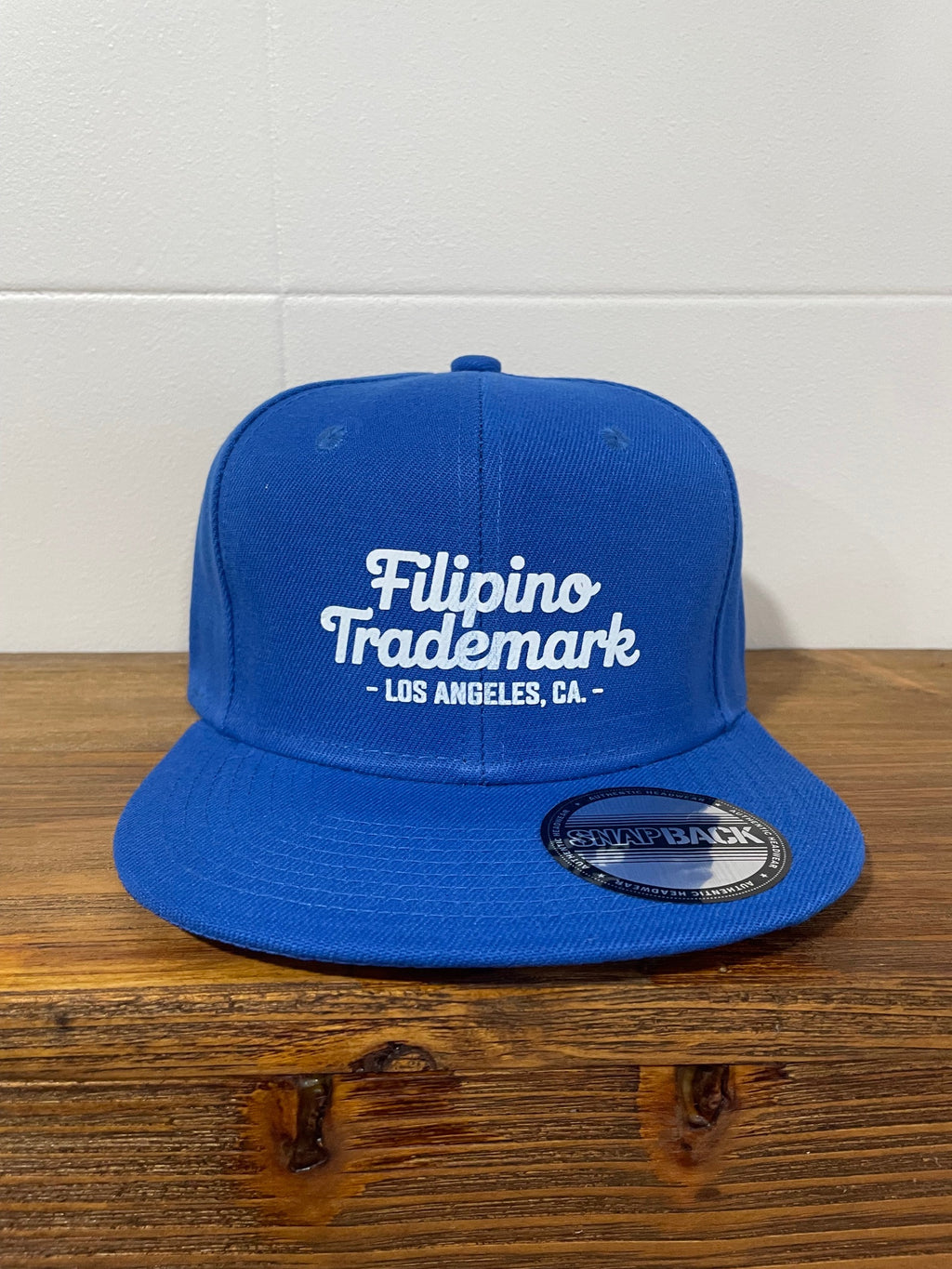 FILIPINO TRADEMARK Baseball Snapback LA Blue