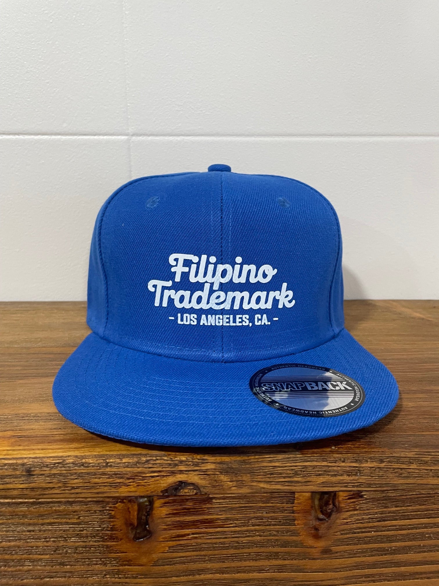 FILIPINO TRADEMARK Baseball Snapback LA Blue