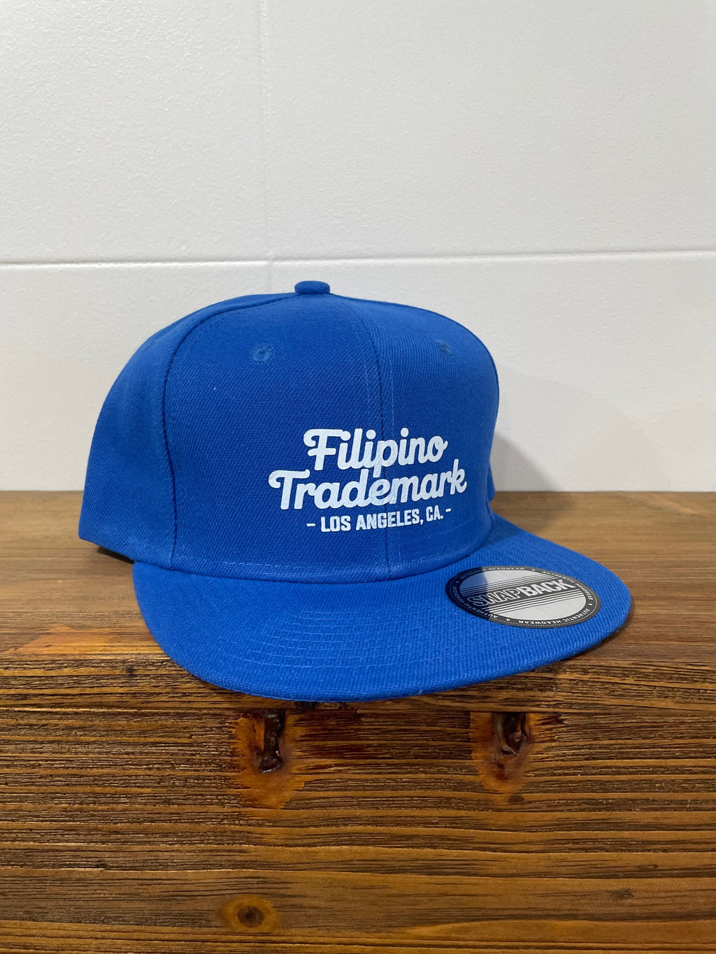 FILIPINO TRADEMARK Baseball Snapback LA Blue